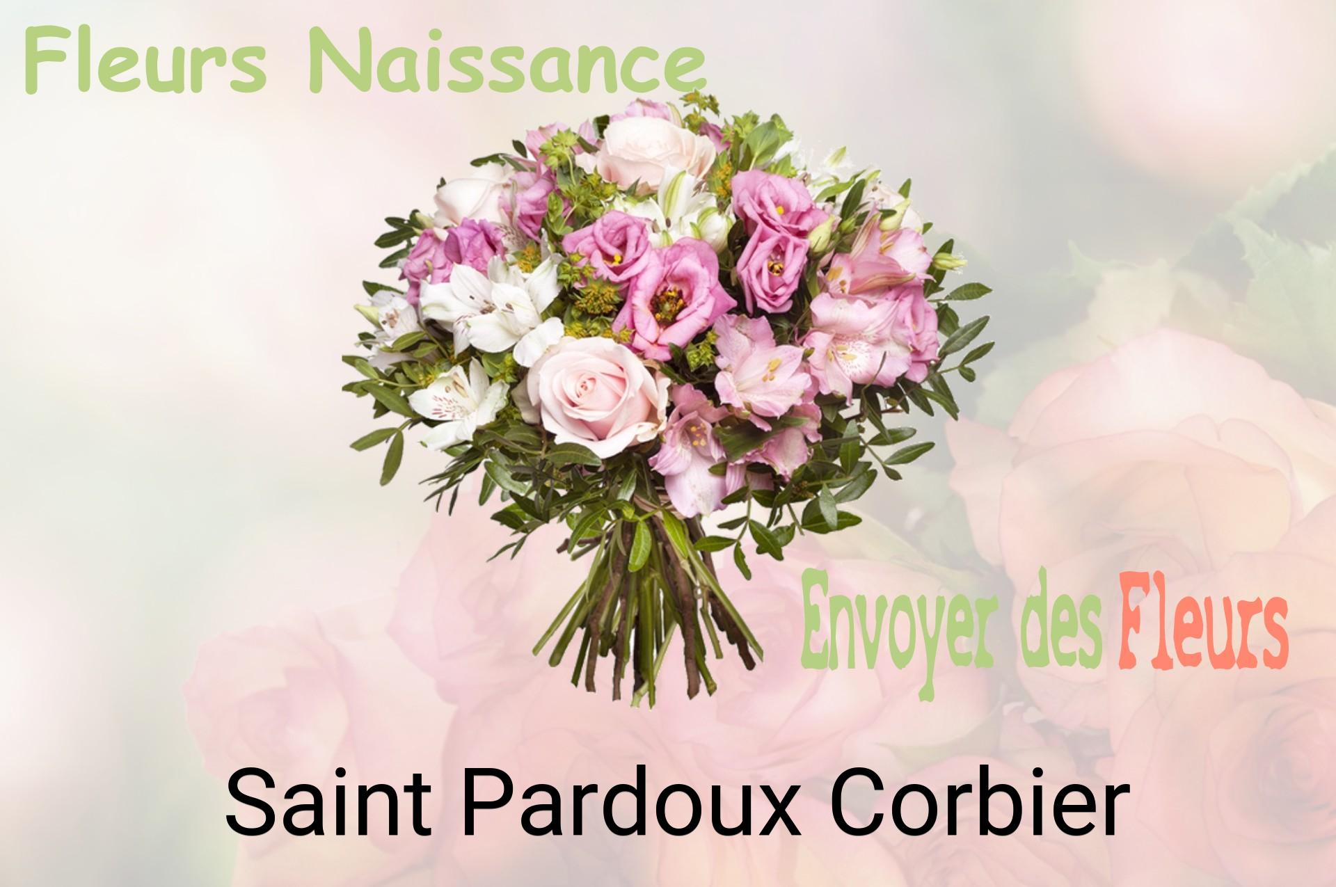 Bouquet de fleurs de naissance livré à Saint-Pardoux-Corbier
